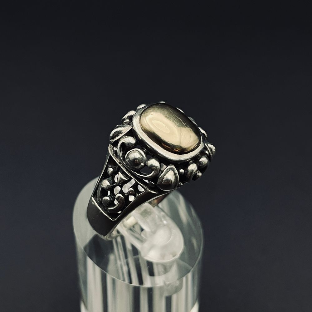 ❗️FINAL SALE Vintage ESPO Sterling Silver 14K Yellow Gold Ring‎ Joseph Esposito